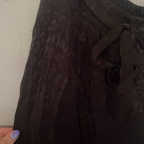 Nine West; Black Wide Leg Pants - Picture 2 of 3